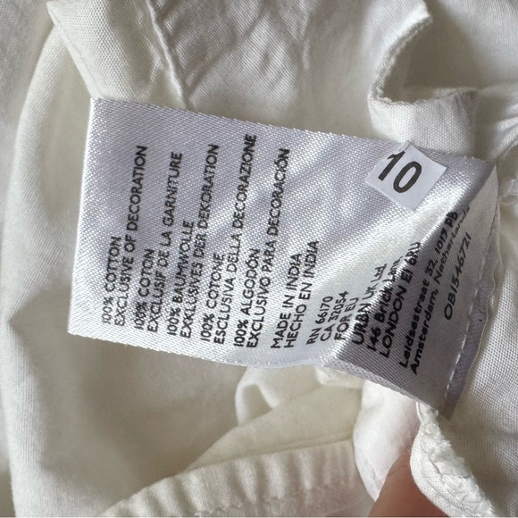 Free People White and Brown Mini Dress - Picture 7 of 7